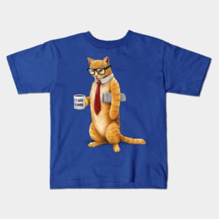 Business Cat Kids T-Shirt